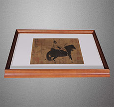 兰州市书画装裱配框服务案例